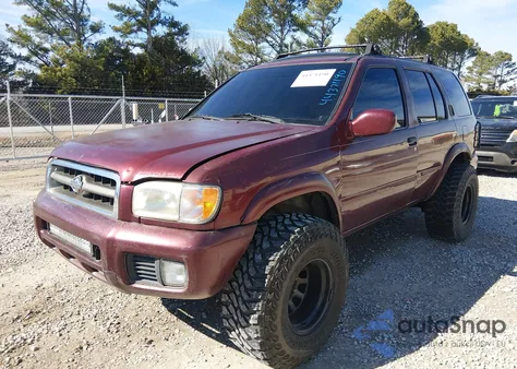 2001 Nissan Pathfinder Le z USA, uszkodzony, nr VIN JN8DR09X51W576614